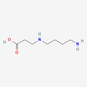 3-((4-Aminobutyl)amino)propanoic acid chemical structure (CAS 25887-39-2)