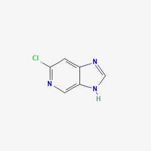 6-Chloro-1H-imidazo[4,5-c]pyridine chemical structure (CAS 2589-11-9)