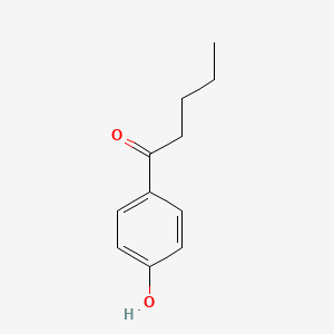 4'-Hydroxyvalerophenone chemical structure (CAS 2589-71-1)