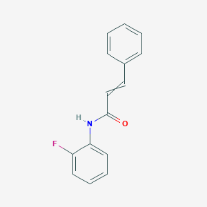 N-(2-Fluorophenyl)-3-phenylacrylamide chemical structure (CAS 25893-50-9)
