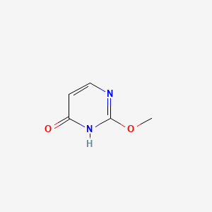 2-Methoxypyrimidin-4(1H)-one chemical structure (CAS 25902-86-7)