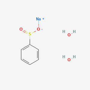 Sodium benzenesulfinate dihydrate chemical structure (CAS 25932-11-0)