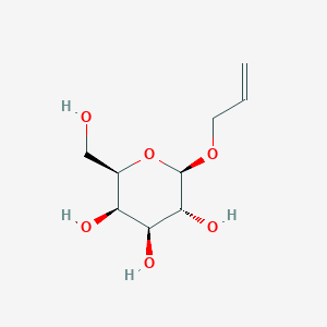 (2R,3R,4S,5R,6R)-2-(Allyloxy)-6-(hydroxymethyl)tetrahydro-2H-pyran-3,4,5-triol chemical structure (CAS 2595-07-5)