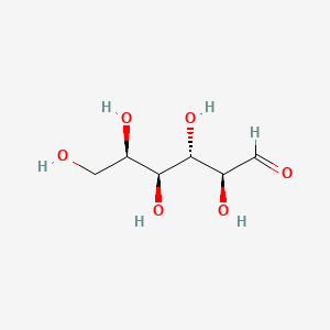 (2S,3S,4S,5R)-2,3,4,5,6-Pentahydroxyhexanal chemical structure (CAS 2595-98-4)