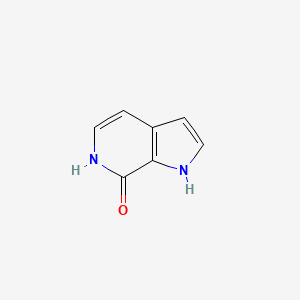 1,6-Dihydro-7H-pyrrolo[2,3-c]pyridin-7-one chemical structure (CAS 259684-36-1)