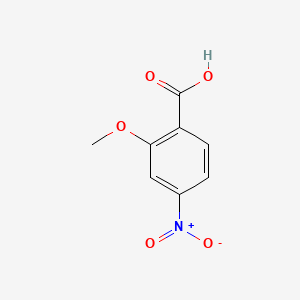 2-Methoxy-4-nitrobenzoic acid chemical structure (CAS 2597-56-0)