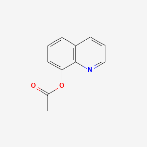 Quinolin-8-yl acetate chemical structure (CAS 2598-29-0)