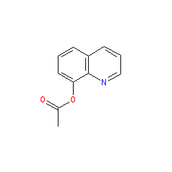 Quinolin-8-yl acetate chemical structure (CAS 2598-29-0)