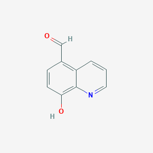 8-Hydroxyquinoline-5-carbaldehyde chemical structure (CAS 2598-30-3)