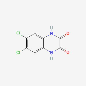 6,7-Dichloroquinoxaline-2,3(1H,4H)-dione chemical structure (CAS 25983-13-5)