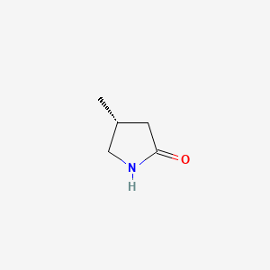 (R)-4-Methylpyrrolidin-2-one chemical structure (CAS 260061-31-2)
