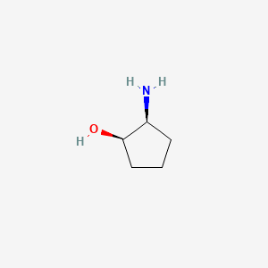 (1R,2S)-2-Aminocyclopentanol chemical structure (CAS 260065-85-8)