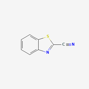 Benzo[d]thiazole-2-carbonitrile chemical structure (CAS 2602-85-9)