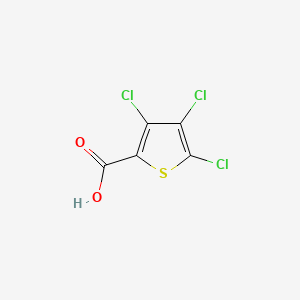 3,4,5-Trichlorothiophene-2-carboxylic acid chemical structure (CAS 26020-48-4)