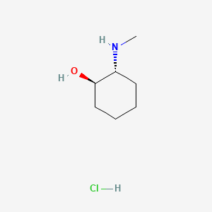 rel-(1R,2R)-2-(Methylamino)cyclohexanol hydrochloride chemical structure (CAS 260392-65-2)