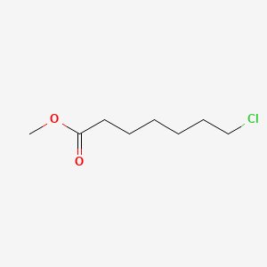 Methyl 7-chloroheptanoate chemical structure (CAS 26040-62-0)