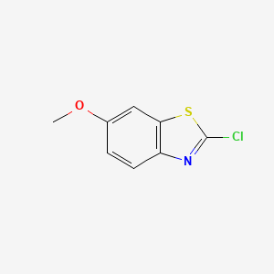 2-Chloro-6-methoxybenzo[d]thiazole chemical structure (CAS 2605-14-3)