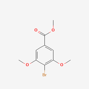 Methyl 4-bromo-3,5-dimethoxybenzoate chemical structure (CAS 26050-64-6)