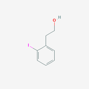 2-(2-Iodophenyl)ethan-1-ol chemical structure (CAS 26059-40-5)