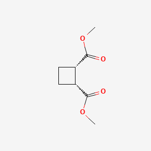 cis-Dimethyl cyclobutane-1,2-dicarboxylate chemical structure (CAS 2607-03-6)