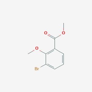 Methyl 3-bromo-2-methoxybenzoate chemical structure (CAS 260806-90-4)
