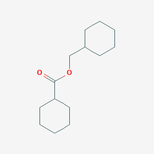 Cyclohexylmethyl cyclohexanecarboxylate chemical structure (CAS 2611-02-1)