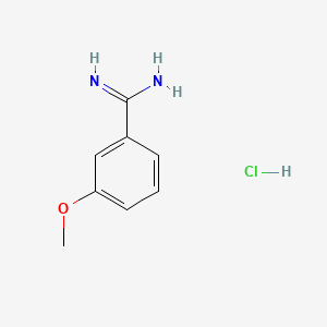 3-Methoxybenzamidine hydrochloride chemical structure (CAS 26113-44-0)