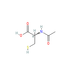 (S)-2-Acetamido-3-mercaptopropanoic acid chemical structure (CAS 26117-28-2)