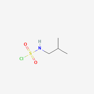 Isobutylsulfamoyl chloride chemical structure (CAS 26118-68-3)