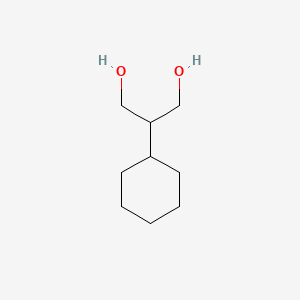 2-Cyclohexylpropane-1,3-diol chemical structure (CAS 2612-32-0)