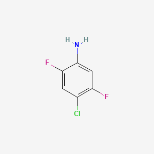 4-Chloro-2,5-difluoroaniline chemical structure (CAS 2613-30-1)