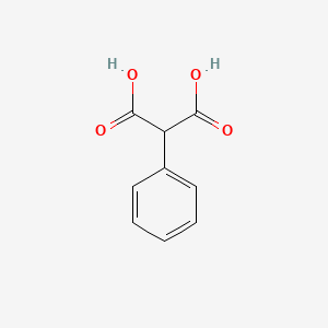 Phenylmalonic acid chemical structure (CAS 2613-89-0)