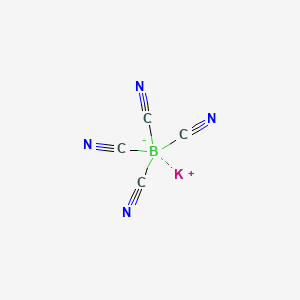 Potassium Tetracyanoborate chemical structure (CAS 261356-49-4)