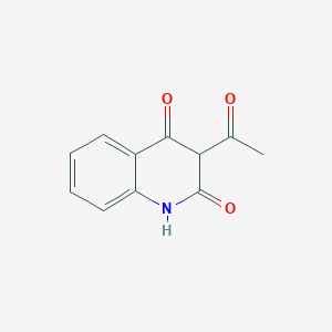 3-Acetyl-4-hydroxyquinolin-2(1H)-one chemical structure (CAS 26138-64-7)