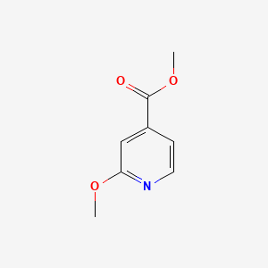 Methyl 2-methoxyisonicotinate chemical structure (CAS 26156-51-4)