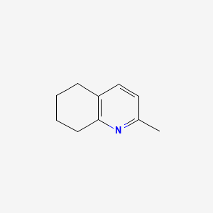 2-Methyl-5,6,7,8-tetrahydroquinoline chemical structure (CAS 2617-98-3)