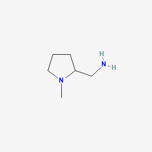 (1-Methylpyrrolidin-2-yl)methanamine chemical structure (CAS 26171-06-2)