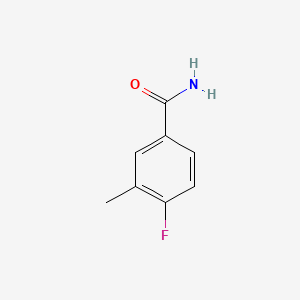 4-Fluoro-3-methylbenzamide chemical structure (CAS 261945-92-0)