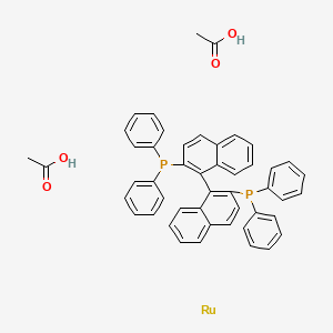 (S)-Ru(OAc)2(BINAP) chemical structure (CAS 261948-85-0)