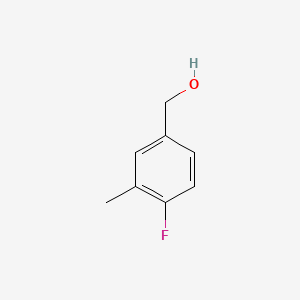 (4-Fluoro-3-methylphenyl)methanol chemical structure (CAS 261951-66-0)