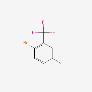 2-Bromo-5-methylbenzotrifluoride chemical structure (CAS 261952-20-9)