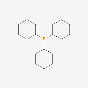 Tricyclohexylphosphine chemical structure (CAS 2622-14-2)