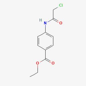 Ethyl 4-(2-chloroacetamido)benzoate chemical structure (CAS 26226-72-2)
