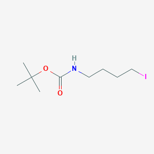 tert-Butyl (4-iodobutyl)carbamate chemical structure (CAS 262278-40-0)