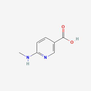 6-(Methylamino)nicotinic acid chemical structure (CAS 262296-02-6)
