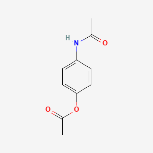 4-Acetamidophenyl acetate chemical structure (CAS 2623-33-8)