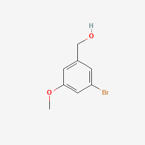 (3-Bromo-5-methoxyphenyl)methanol chemical structure (CAS 262450-64-6)