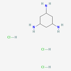 cis,cis-1,3,5-Triaminocyclohexane trihydrochloride chemical structure (CAS 26251-48-9)