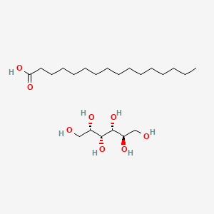 Sorbitan monopalmitate chemical structure (CAS 26266-57-9)
