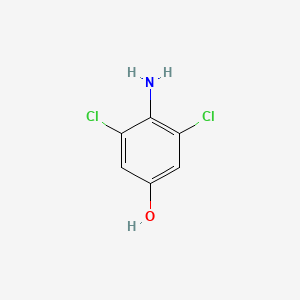 4-Amino-3,5-dichlorophenol chemical structure (CAS 26271-75-0)